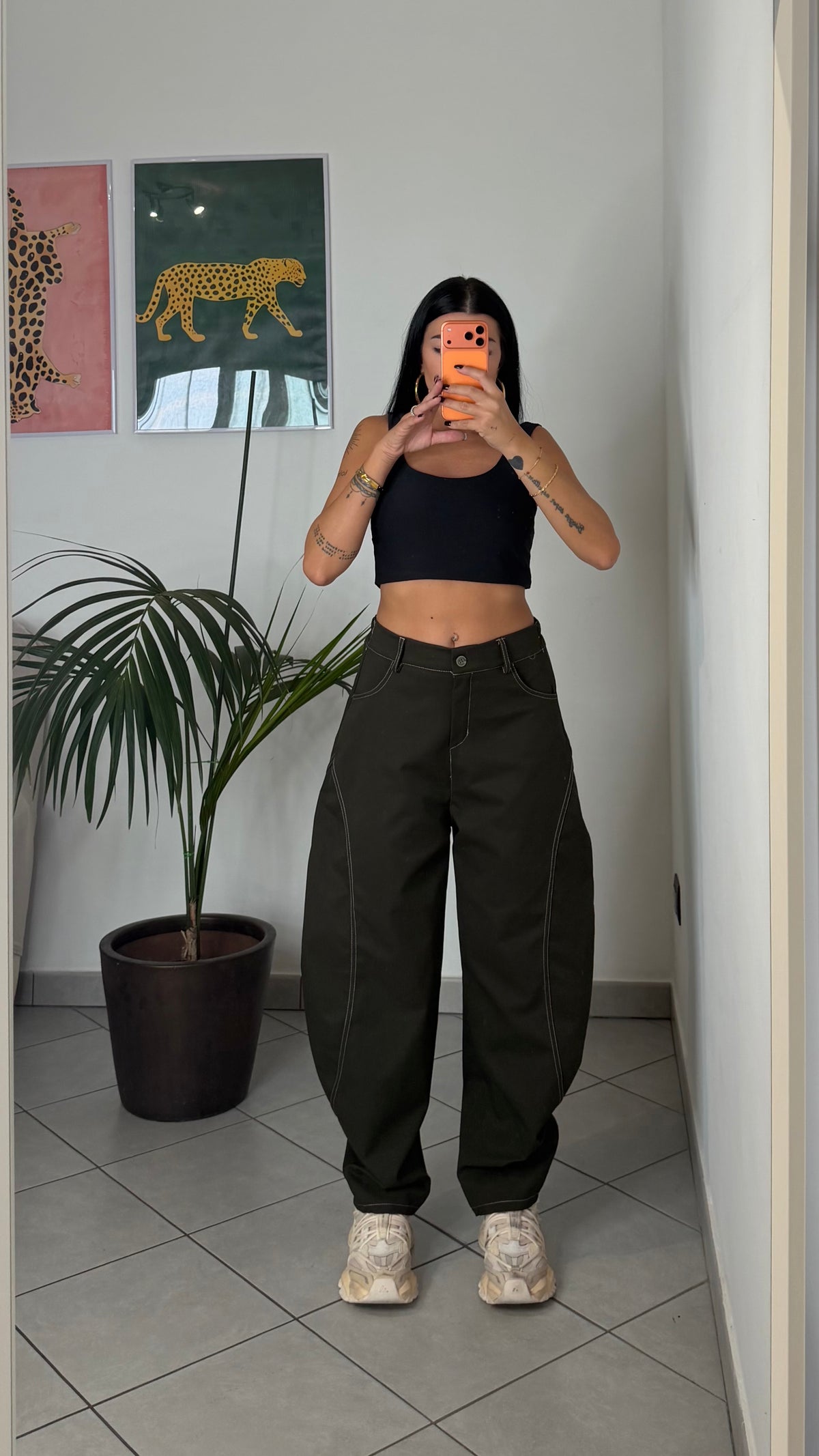 Pantalone BALLON effetto jeans