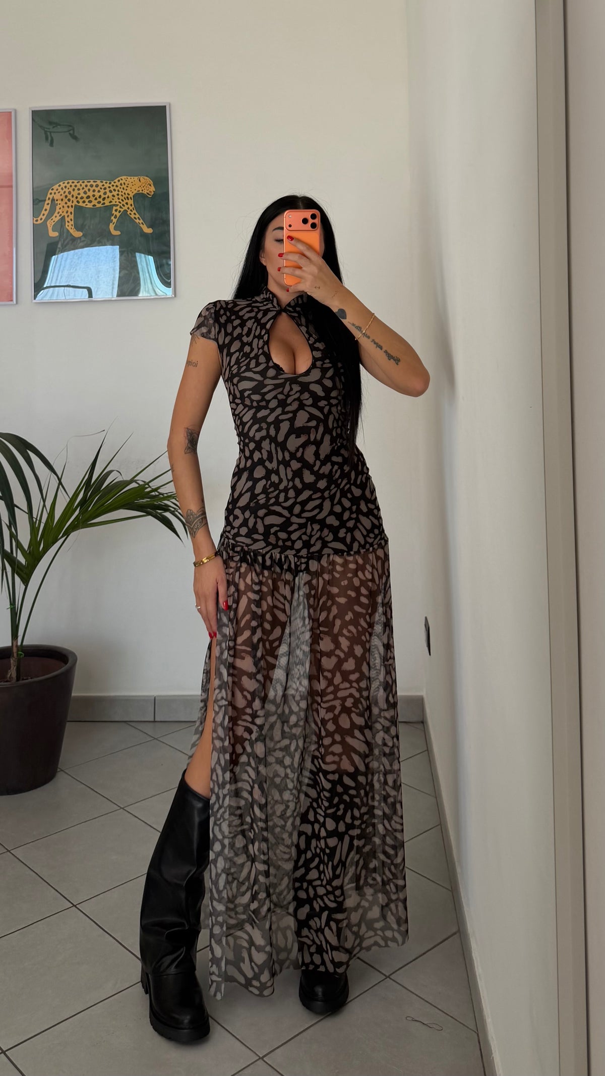 Dress FINLEY animalier
