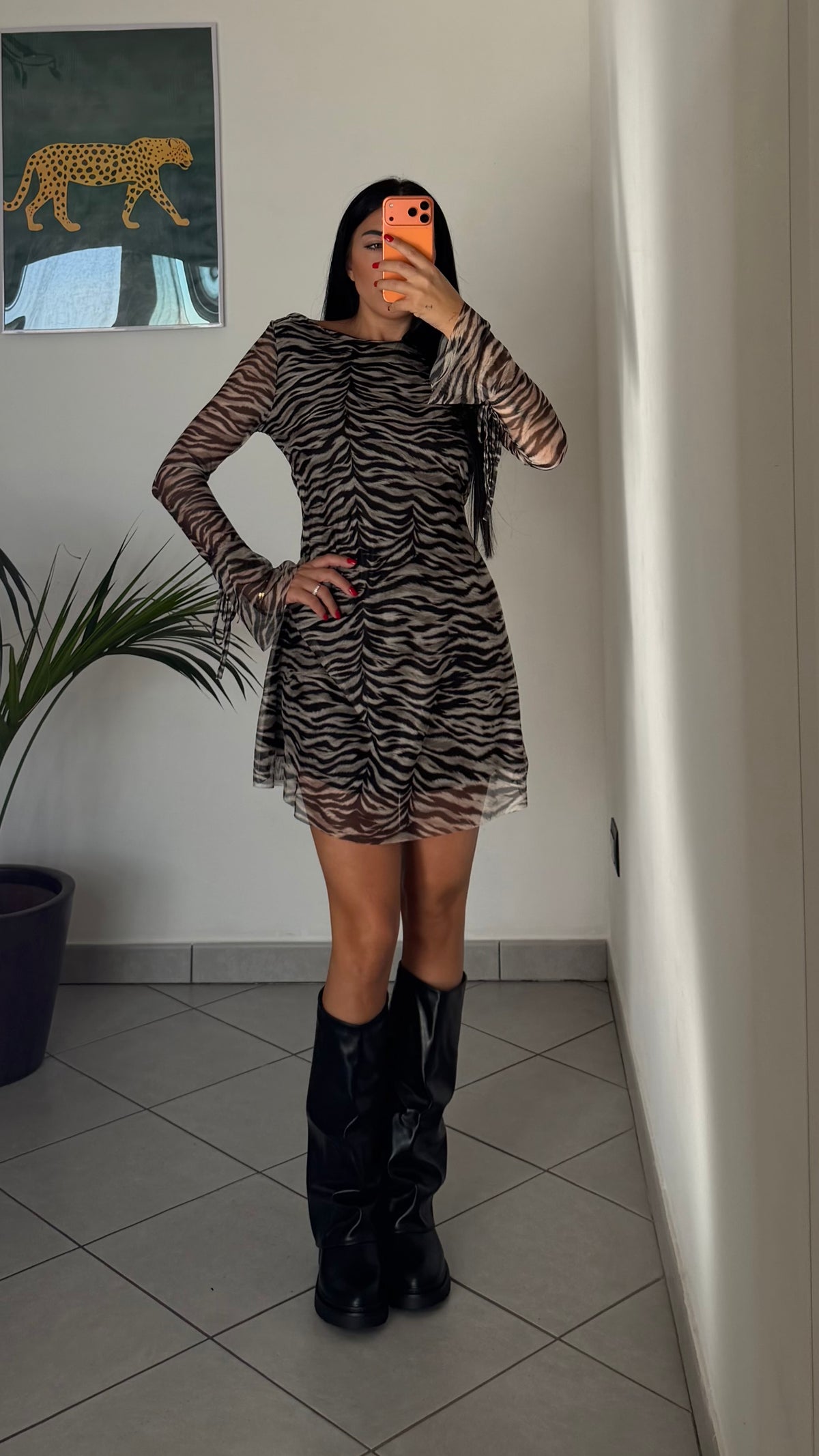 Dress ZENDAYA zebrato