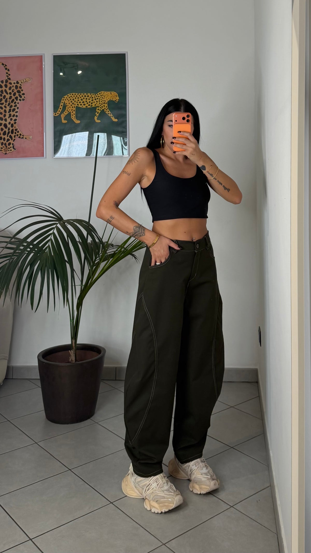 Pantalone BALLON effetto jeans
