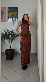 Dress LUCY fantasia check