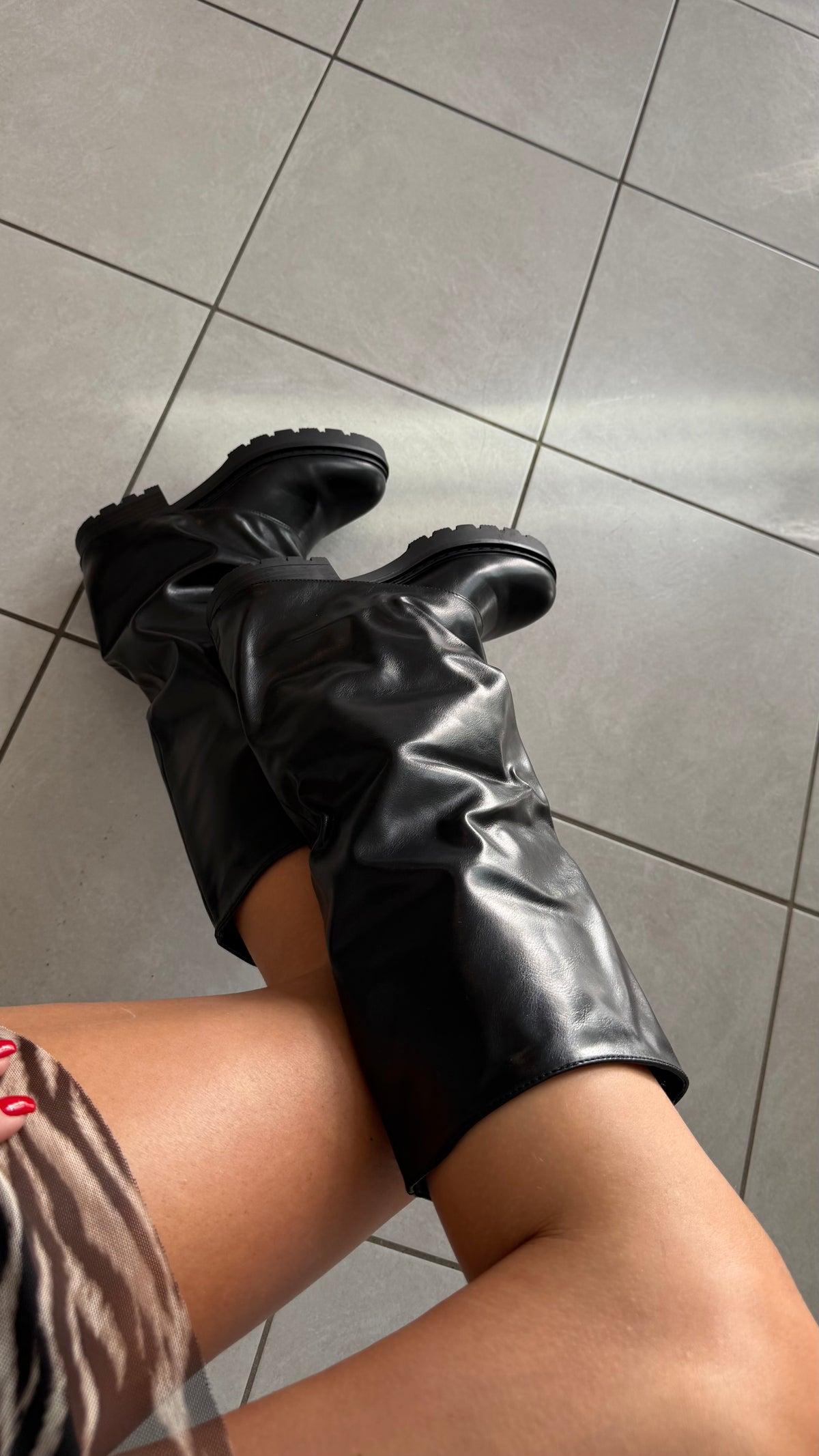Stivale STYLE ecopelle nera