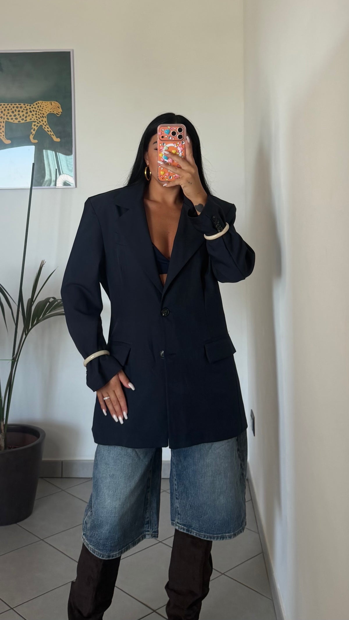 Blazer LADY blu navy